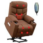 Electric Lift Recliner Chair with Massage & Heat