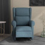 Electric Lift Recliner Chair for Seniors - Blue