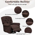 Giantex Electric Recliner Chair with Adjustable Footrest