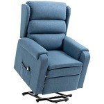 Power Lift Recliner Chair for Seniors - Blue