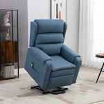 Power Lift Recliner Chair for Seniors - Blue