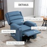 Power Lift Recliner Chair for Seniors - Blue