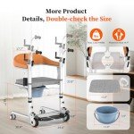 Adjustable 5-in-1 Patient Lift and Transfer Chair