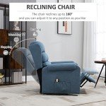 Power Lift Recliner Chair for Seniors - Blue