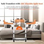 Adjustable 5-in-1 Patient Lift and Transfer Chair