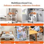 Adjustable 5-in-1 Patient Lift and Transfer Chair