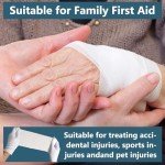 YesBes 32 Pack Gauze Rolls, 4 in x 4.1 Yards, Premium Gauze Wrap Roll for Wounds, Bandage Wrap Rolled Gauze, Mummy Wraps, Individually Wrapped