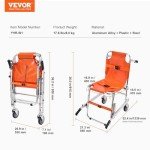 VEVOR EMS Foldable Stair Climbing Chair for Emergencies