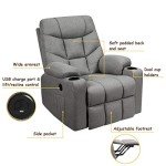 Giantex Electric Recliner Chair with Massage & Heat