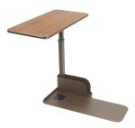 Drive Medical Walnut Overbed Table for Lift Chairs