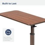 Drive Medical Walnut Overbed Table for Lift Chairs