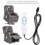 Universal Lift Chair Remote Control with USB Backlight