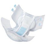 NorthShore MegaMax Adult Overnight Diapers, 12-Hour Tab-Style, Medium, 10 Count Bag, White, 32-44 inches, Unisex Incontinence Underwear