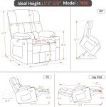 Mcombo Dual Motor Lift Recliner Chair for Seniors