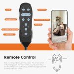 Sweetcrispy Heated Recliner Chair with Massage Support