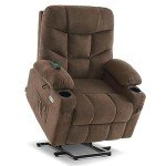 Mcombo Electric Power Lift Recliner Chair - Brown