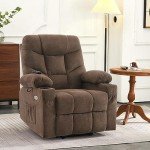 Mcombo Electric Power Lift Recliner Chair - Brown