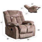 CANMOV Reclining Chair for Seniors - Safe & Sturdy