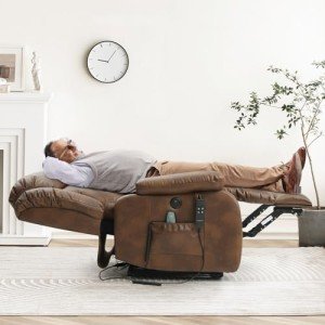 Dual Motor Lift Recliner Chair with Heat & Massage