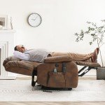 Large Power Lift Recliner Chair with Heat & Massage