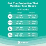 SUNKISS TrustPlus Adult Diapers with Maximum Absorbency, Disposable Incontinence Briefs with Tabs for Men and Women, Odor Control, Large, 15 Count