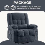 BOSMILLER Power Lift Recliner for Seniors with Heat & Massage