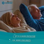 SUNKISS TrustPlus Overnight Adult Diapers with Ultimate Absorbency, Unisex Disposable Incontinence Briefs with Tabs for Men and Women, Odor Control, XLarge, 12 Count