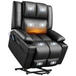 Large Electric Recliner Chair with Massage and Heat