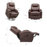 VICTONE Electric Recliner Chair with Massage and Cup Holders