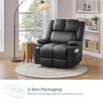Large Electric Recliner Chair with Massage and Heat
