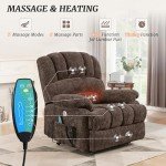 Cozyman Power Lift Recliner Chair with Massage & Heat