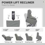Power Lift Recliner for Elderly with Remote