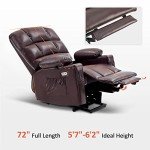 MCombo Large Power Lift Recliner Chair with Massage