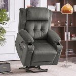 MCombo Medium Dual Motor Lift Recliner Chair with Heat