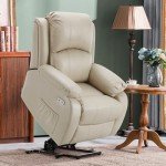 MCombo Petite Power Lift Recliner Chair with Massage