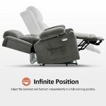 MCombo Medium Dual Motor Lift Recliner Chair with Heat