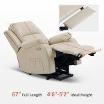MCombo Petite Power Lift Recliner Chair with Massage
