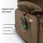 MCombo Dual Motor Power Lift Massage Recliner Chair