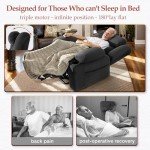 Triple Motor Wide Power Lift Recliner Chair