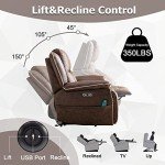 CANMOV Dual Motor Lift Recliner Chair with Massage