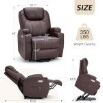 Electric Recliner Lift Chair with Massage & USB