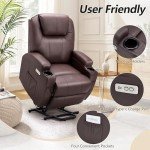 Electric Recliner Lift Chair with Massage & USB