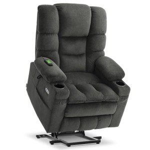 Large Dual Motor Recliner Chair with Massage