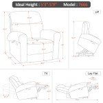 Dual Motor Lift Recliner Chair with Massage and Heat