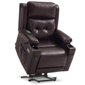 MCombo Dual Motor Recliner Sofa with Heat & Massage