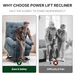 FLEXISPOT XL1 Electric Lift Recliner Chair for Seniors