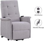 Power Lift Recliner Chair with Massage for Elderly