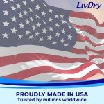 LivDry Adult Incontinence Underwear, Extra Absorbency Adult Diapers, Leak Protection, Large, 18-Pack