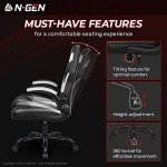 Ergonomic Gaming and Office Chair with Lumbar Support