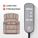 Mcombo Electric Recliner Chair with Massage & Heat